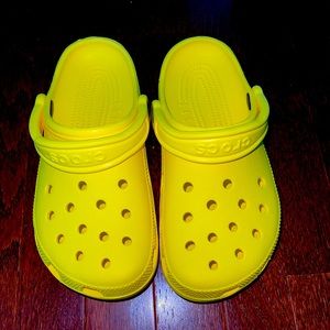 “Lemon” Colored Crocs